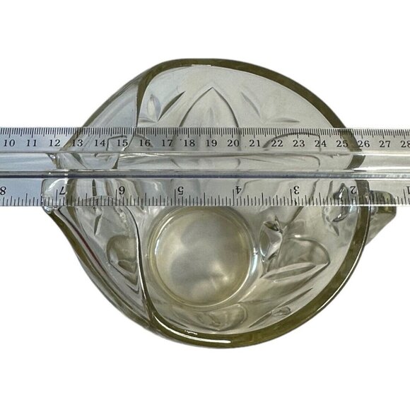 Vintage Clear Pressed Glass Pitcher with Ice Lip Excellent Condition Marked 13 - Picture 4 of 8